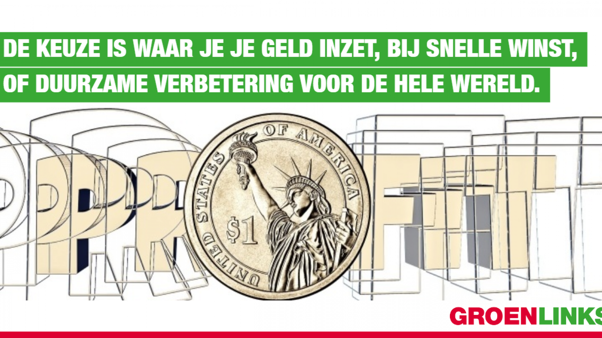 De keuze is waar je je geld inzet, bij snelle winst, of duurzame verbetering voor de hele wereld.